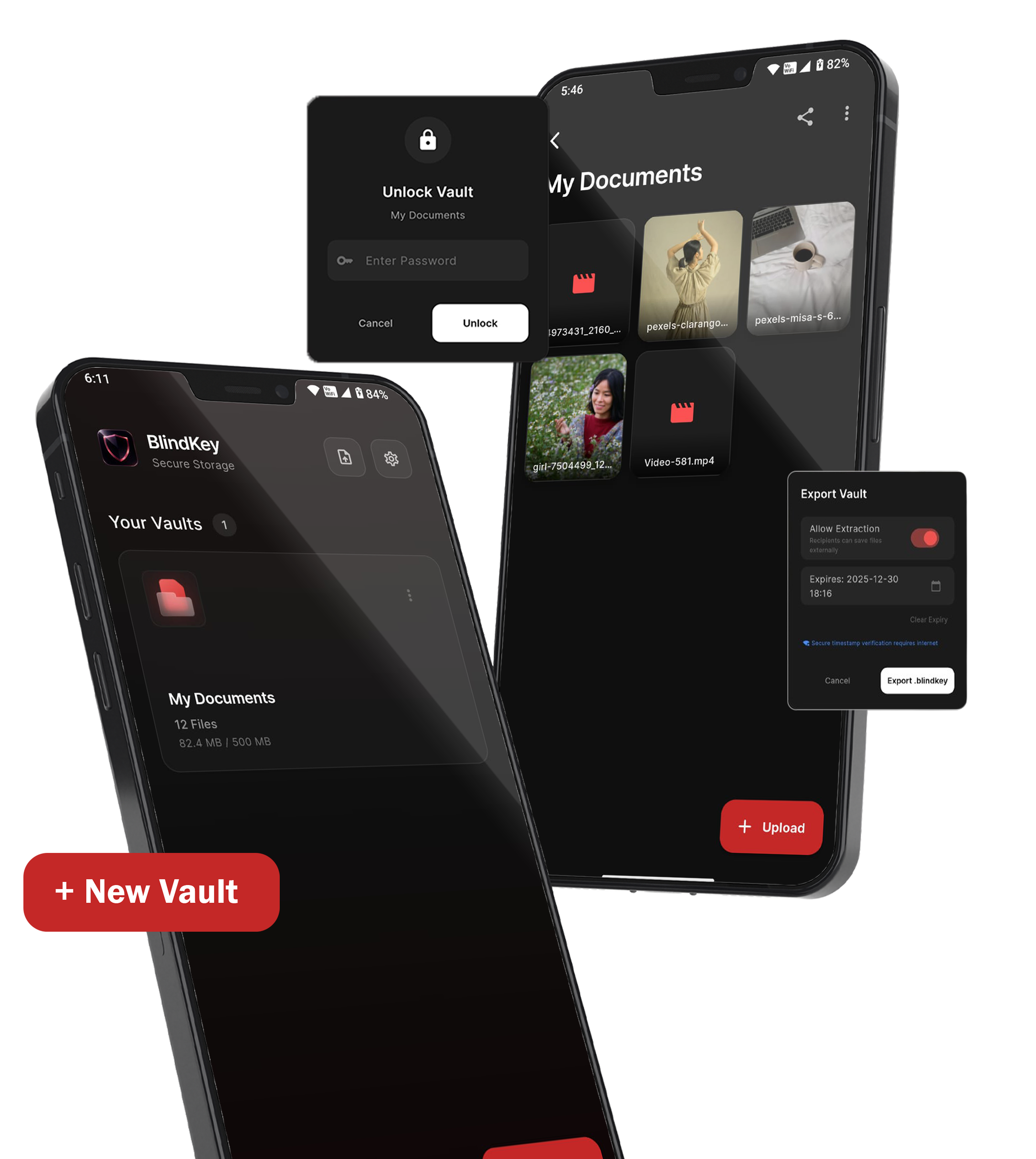 BlindKey App Interface